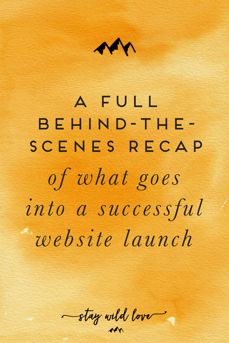 full behind the scenes recap of my showit website launch, premium showit template by Megan Martin Creative, watercolor brand