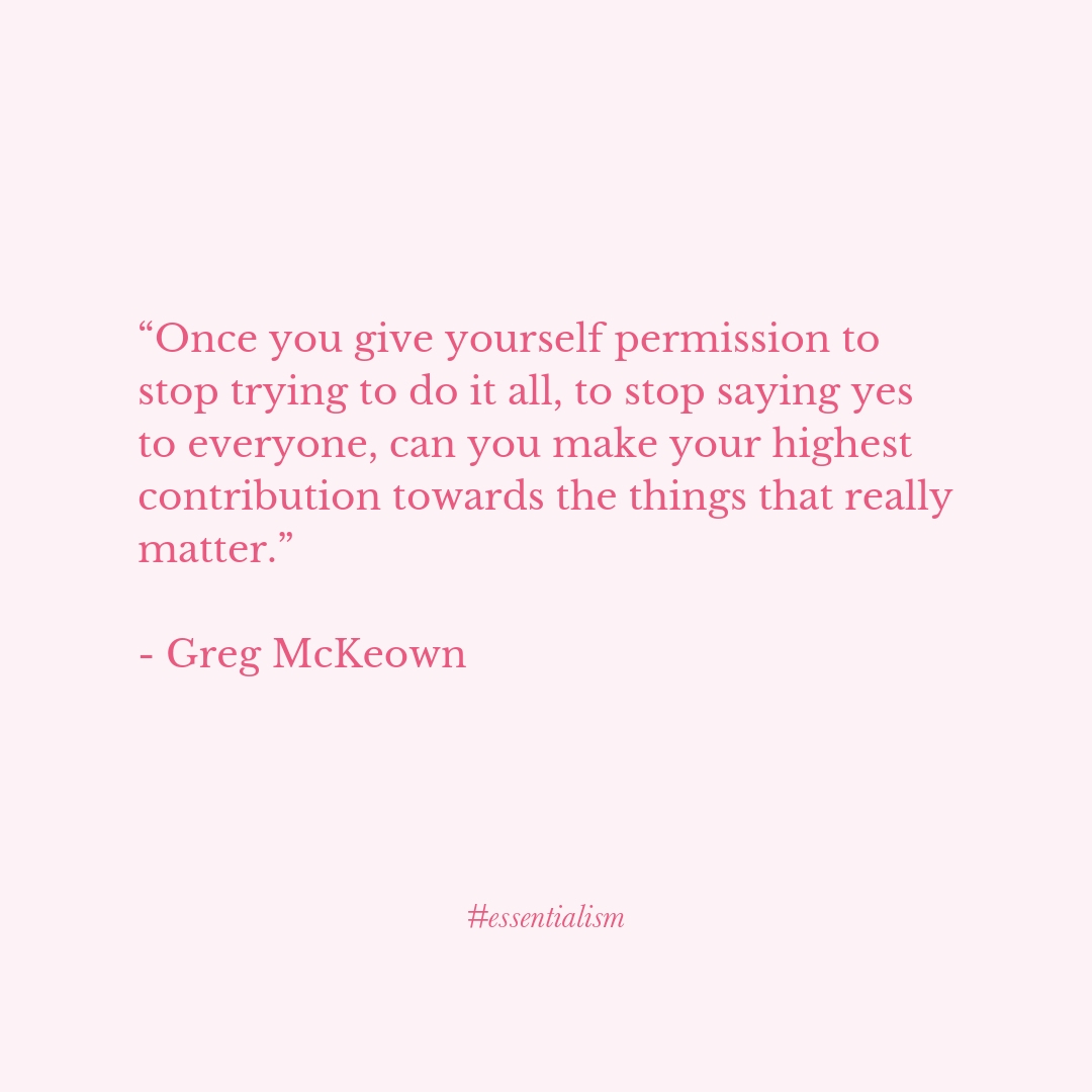 How my big no in business gave me my big yes in life. | Stay Wild Love #balance #essentialism